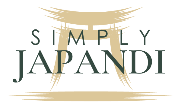 Simply Japandi header logo with transparent background